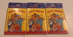 Vintage Berenstain Bears Birthday Party Invitations 3- 8pks Sealed DesignWare